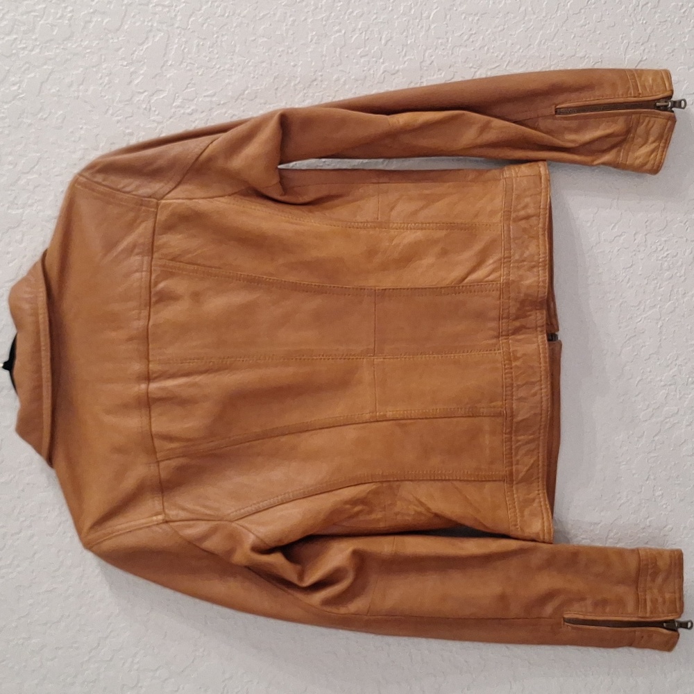 Black Rivet Leather Jacket - Picture 13 of 14